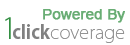 Powered by 1 Click Coverage Logo